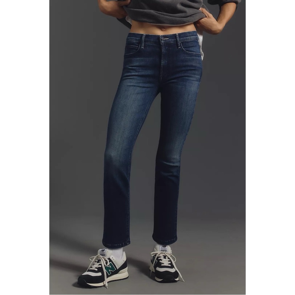 Mother The Mid Rise Dazzler Ankle Straight Leg Jeans‎ in Heirloom